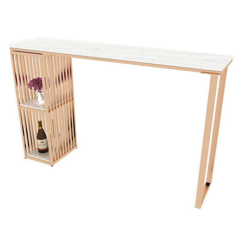 1/2/3 piezas Mesa de barra de mármol Taburete de bar con acabado mate y juego de mesa