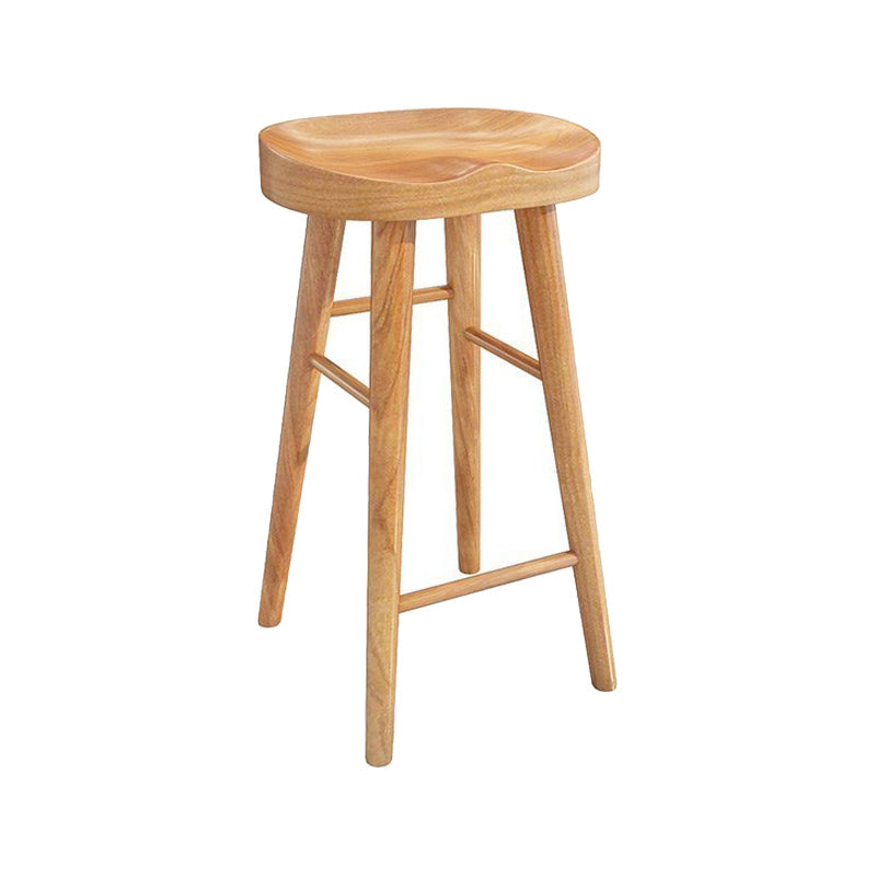 Modern 1/9 Pieces Bar Table Set Rectangle Pine Wood Counter Table with High Stools