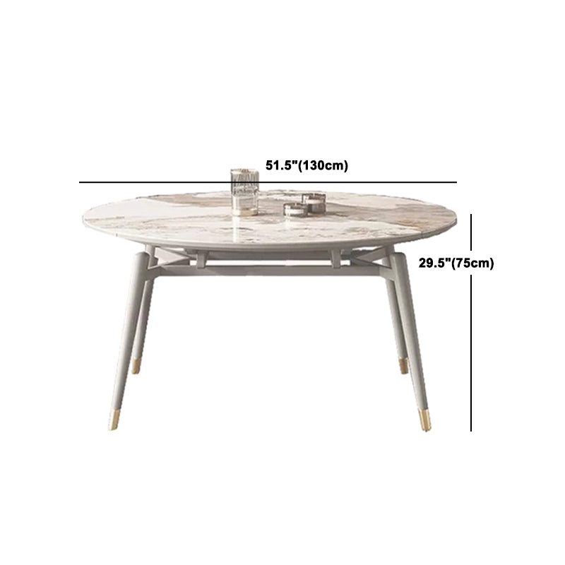 Modern Extensible Dining Table Set 1/2/5/7 Pieces Home Dining Room Set Clearhalo 'Dining Room Sets' 'Dining Tables & Seating' 'dining_room_set' 'furn' 'furn_dining_room_set' 'Furniture' 'Kitchen & Dining Furniture' 5381767