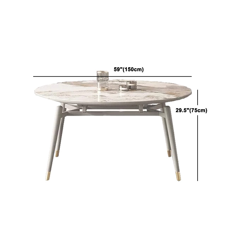 Modern Extensible Dining Table Set 1/2/5/7 Pieces Home Dining Room Set Clearhalo 'Dining Room Sets' 'Dining Tables & Seating' 'dining_room_set' 'furn' 'furn_dining_room_set' 'Furniture' 'Kitchen & Dining Furniture' 5381768