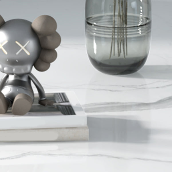 Nordic 1/5 Pieces Dining Set Rectangle Stone Dining Table for Kitchen Dining Room Clearhalo 'Dining Room Sets' 'Dining Tables & Seating' 'dining_room_set' 'furn' 'furn_dining_room_set' 'Furniture' 'Kitchen & Dining Furniture' 5381781