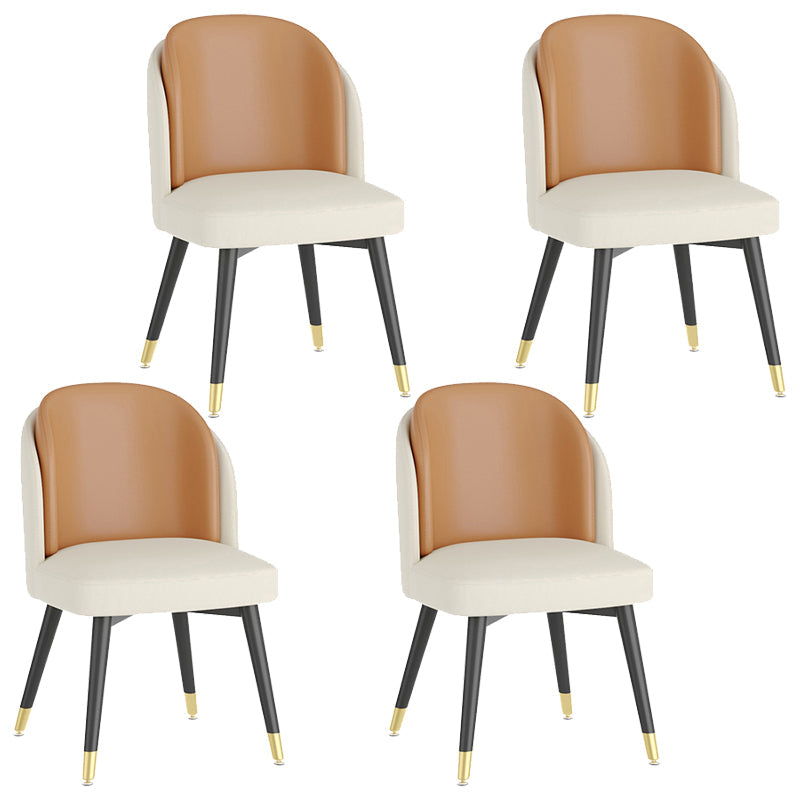 Nordic 1/4/5/7 Pieces Dining Set Rectangle Stone Dining Table for Dining Room Kitchen 4 Beige Chairs Clearhalo 'Dining Room Sets' 'Dining Tables & Seating' 'dining_room_set' 'furn' 'furn_dining_room_set' 'Furniture' 'Kitchen & Dining Furniture' 5381795