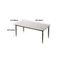 Nordic 1/4/5/7 Pieces Dining Set Rectangle Stone Dining Table for Dining Room Kitchen Clearhalo 'Dining Room Sets' 'Dining Tables & Seating' 'dining_room_set' 'furn' 'furn_dining_room_set' 'Furniture' 'Kitchen & Dining Furniture' 5381810