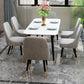 Set tavolo da pranzo contemporaneo Set da 1/2/7 pezzi per interni in pietra e ferro