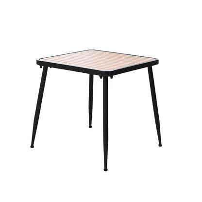 Set tavolo da pranzo in metallo stile moderno Set dinette da esterno 1/2/3/5/7 pezzi