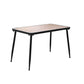 Set tavolo da pranzo in metallo stile moderno Set dinette da esterno 1/2/3/5/7 pezzi