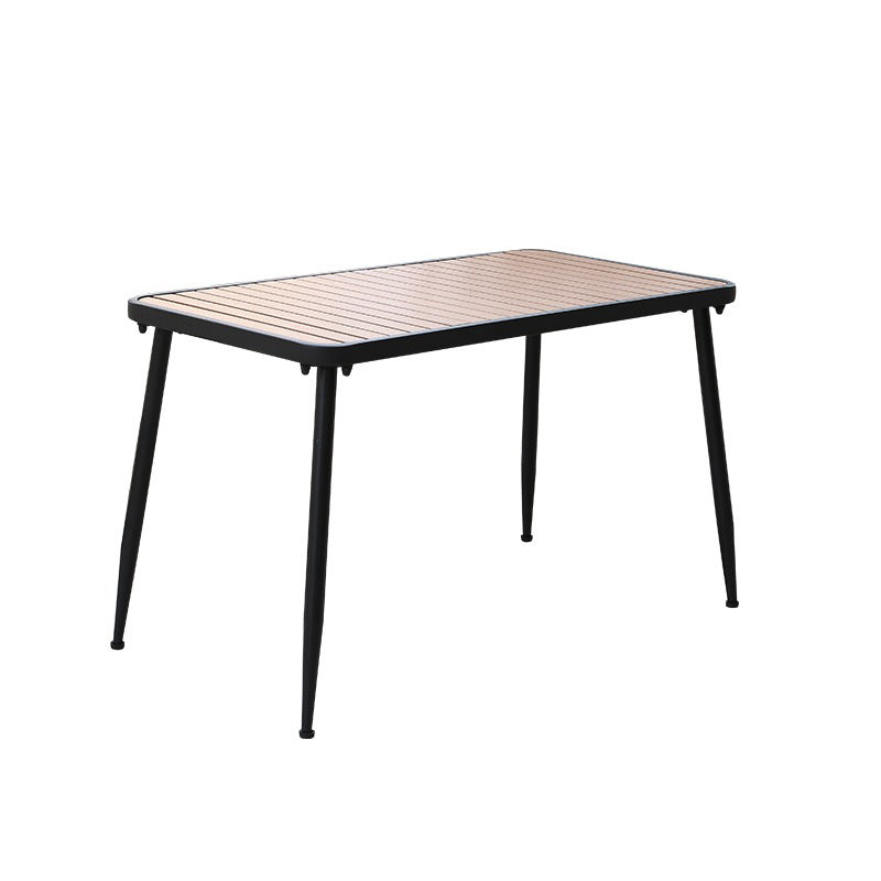 Set tavolo da pranzo in metallo stile moderno Set dinette da esterno 1/2/3/5/7 pezzi