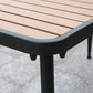 Set tavolo da pranzo in metallo stile moderno Set dinette da esterno 1/2/3/5/7 pezzi