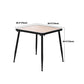 Set tavolo da pranzo in metallo stile moderno Set dinette da esterno 1/2/3/5/7 pezzi