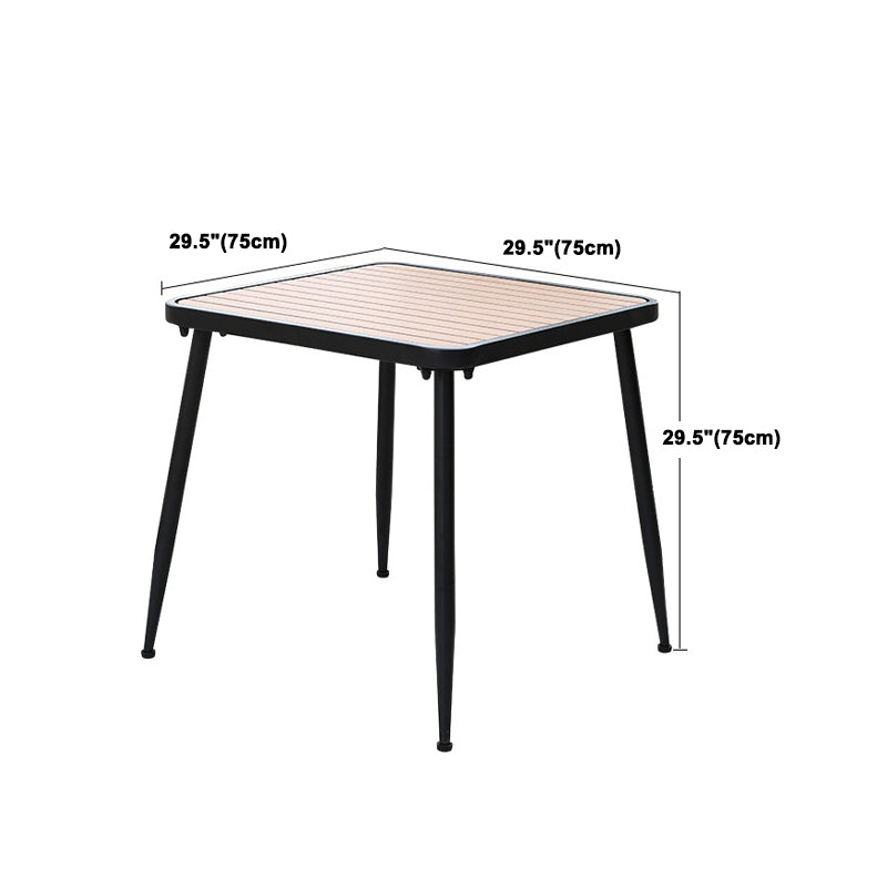Set tavolo da pranzo in metallo stile moderno Set dinette da esterno 1/2/3/5/7 pezzi