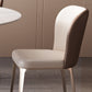 Ensemble de salle à manger en cuir moderne, Table et chaises rondes 1/4/5/7 pièces