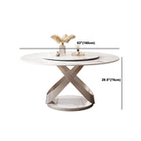 Set da pranzo in pelle moderna 1/4/5/7 pezzi tavolo da pranzo rotondi e sedie