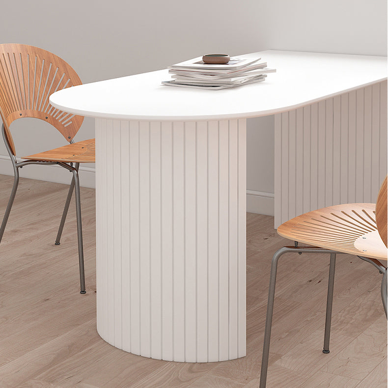 Witte eettafel eigentijdse stijl dinette tafel voor keukenhuis