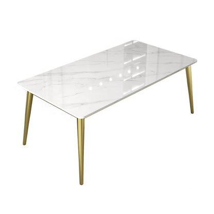 Tavolo da pranzo tradizionale a 4 gambe mobili in pietra per sala da pranzo