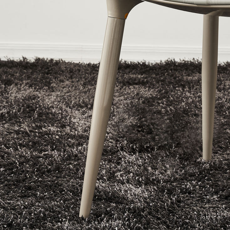 Sedia da pranzo in pelle finta sedia parsons in finitura opaca per casa