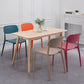 Plastic Dining Chair Open Back Dining Side Furniture in Matte Finish for Home Clearhalo 'Dining Chairs' 'Dining Tables & Seating' 'dining_chair' 'furn' 'furn_dining_chair' 'Furniture' 'Kitchen & Dining Furniture' 5382569