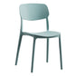 Plastic Dining Chair Open Back Dining Side Furniture in Matte Finish for Home Clearhalo 'Dining Chairs' 'Dining Tables & Seating' 'dining_chair' 'furn' 'furn_dining_chair' 'Furniture' 'Kitchen & Dining Furniture' 5382573