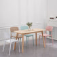 Plastic Dining Chair Open Back Dining Side Furniture in Matte Finish for Home Clearhalo 'Dining Chairs' 'Dining Tables & Seating' 'dining_chair' 'furn' 'furn_dining_chair' 'Furniture' 'Kitchen & Dining Furniture' 5382592