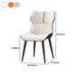 PU Leather Upholstered Dining Chair Contemporary Wingback Side Chair Clearhalo 'Dining Chairs' 'Dining Tables & Seating' 'dining_chair' 'furn' 'furn_dining_chair' 'Furniture' 'Kitchen & Dining Furniture' 5382864