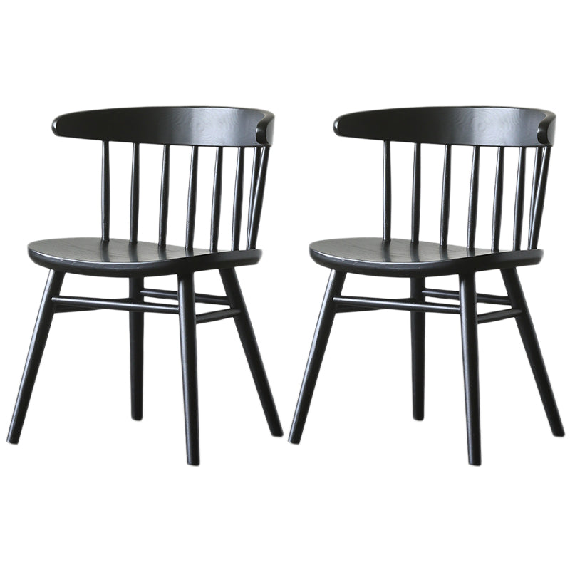 Silla lateral de madera sólida silla lateral tradicional windsor para comedor