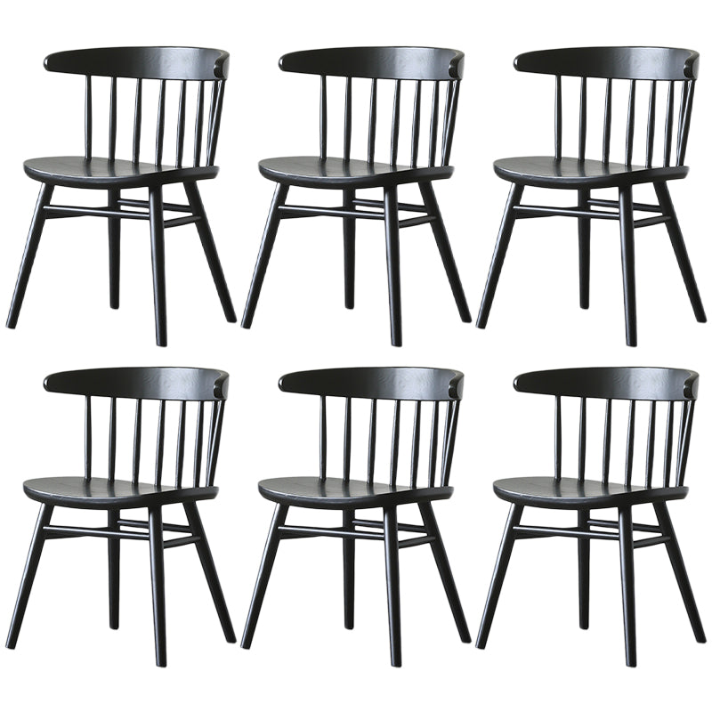 Silla lateral de madera sólida silla lateral tradicional windsor para comedor
