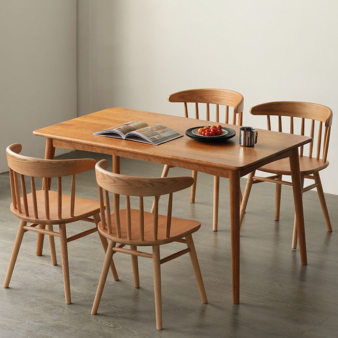 Silla lateral de madera sólida silla lateral tradicional windsor para comedor