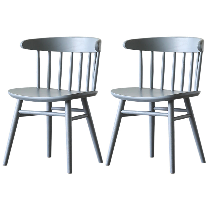 Silla lateral de madera sólida silla lateral tradicional windsor para comedor