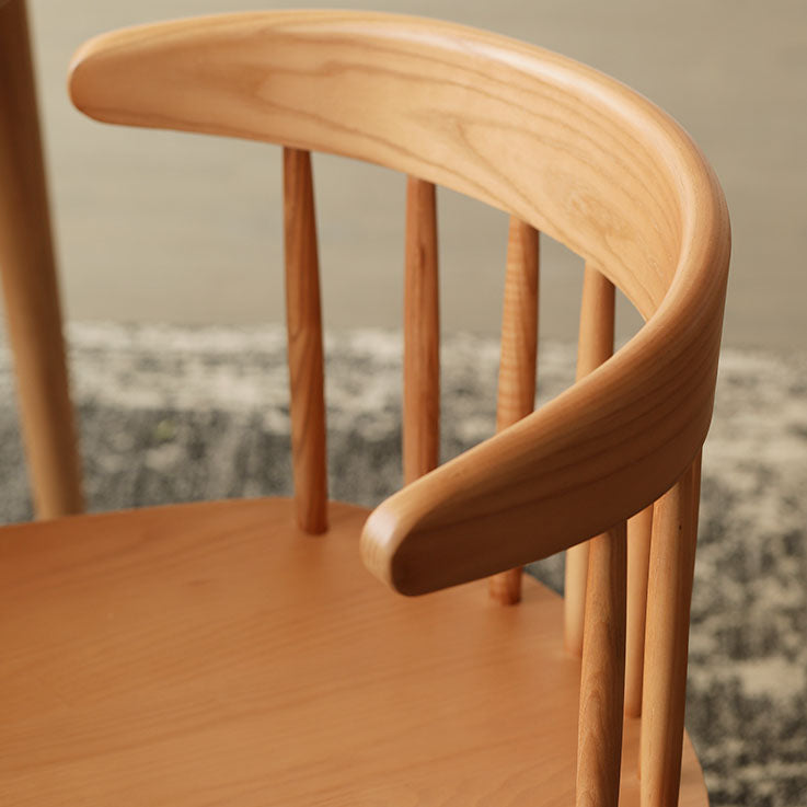 Silla lateral de madera sólida silla lateral tradicional windsor para comedor