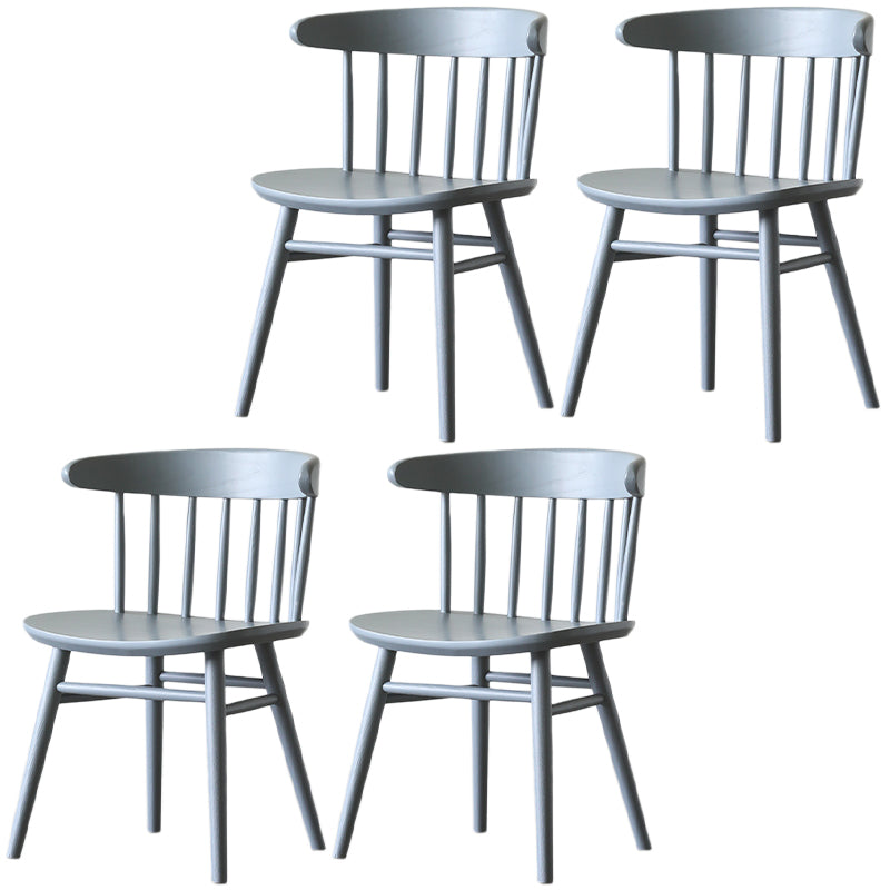 Silla lateral de madera sólida silla lateral tradicional windsor para comedor