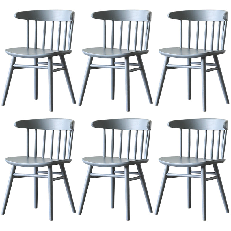 Silla lateral de madera sólida silla lateral tradicional windsor para comedor