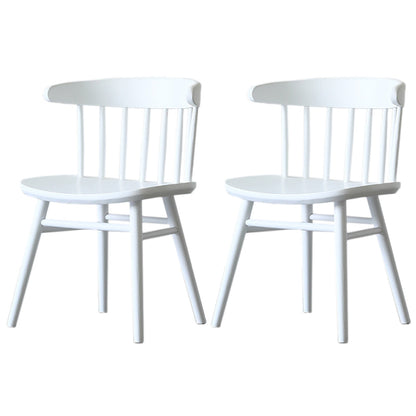 Silla lateral de madera sólida silla lateral tradicional windsor para comedor