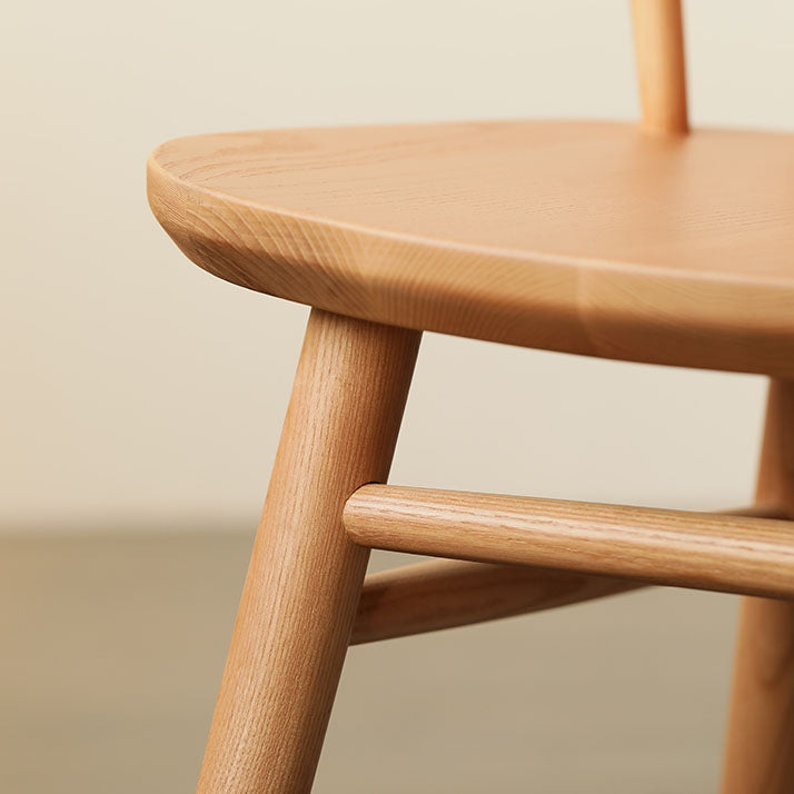 Silla lateral de madera sólida silla lateral tradicional windsor para comedor