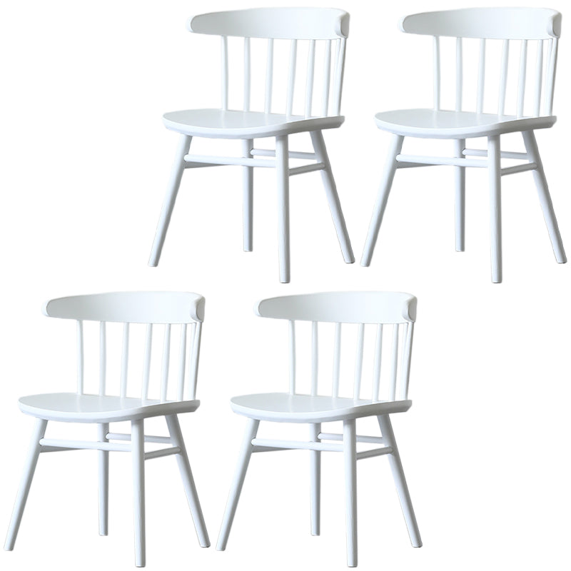 Silla lateral de madera sólida silla lateral tradicional windsor para comedor