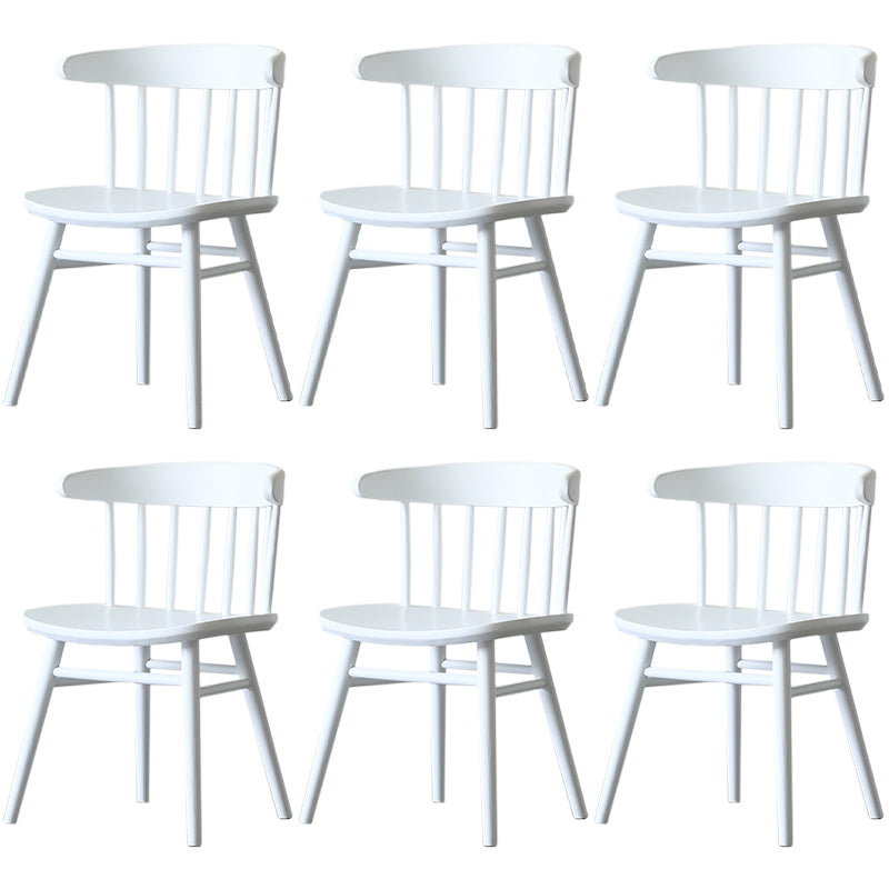 Silla lateral de madera sólida silla lateral tradicional windsor para comedor