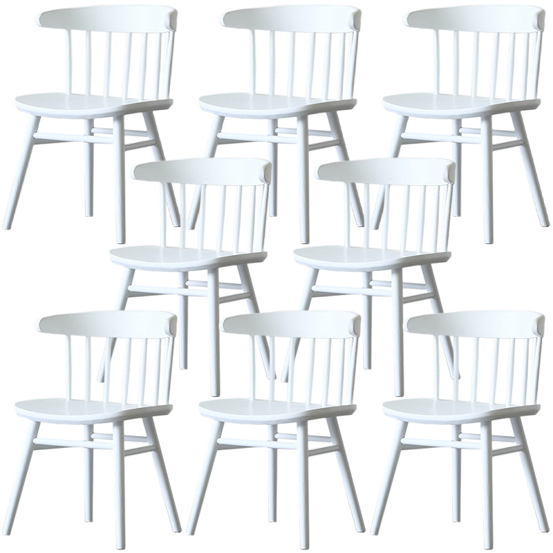 Silla lateral de madera sólida silla lateral tradicional windsor para comedor