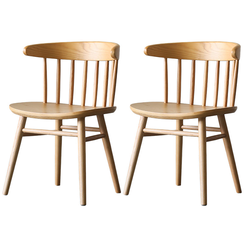 Silla lateral de madera sólida silla lateral tradicional windsor para comedor
