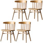 Silla lateral de madera sólida silla lateral tradicional windsor para comedor