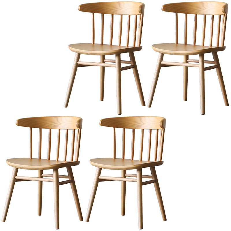 Silla lateral de madera sólida silla lateral tradicional windsor para comedor