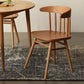 Silla lateral de madera sólida silla lateral tradicional windsor para comedor