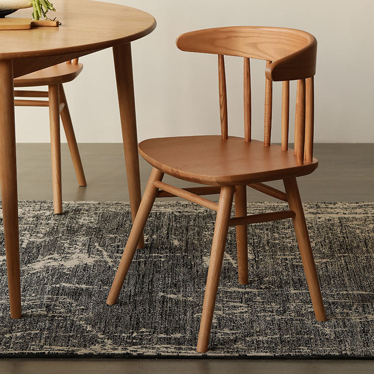 Silla lateral de madera sólida silla lateral tradicional windsor para comedor