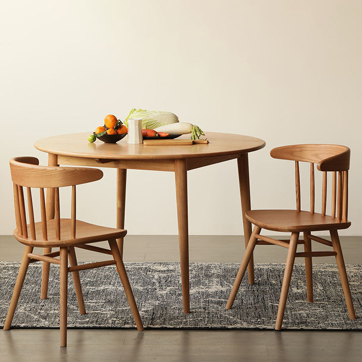 Silla lateral de madera sólida silla lateral tradicional windsor para comedor