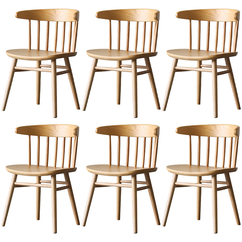 Silla lateral de madera sólida silla lateral tradicional windsor para comedor
