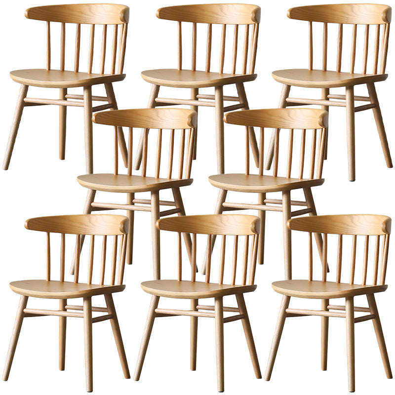 Silla lateral de madera sólida silla lateral tradicional windsor para comedor