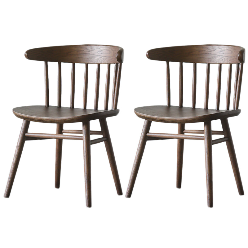Silla lateral de madera sólida silla lateral tradicional windsor para comedor