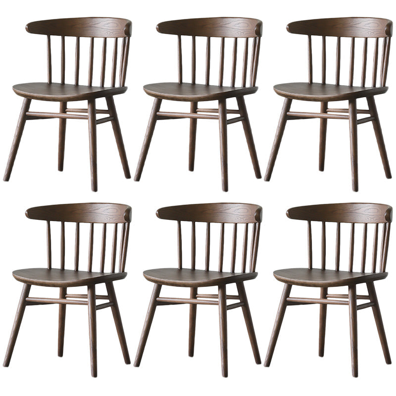Silla lateral de madera sólida silla lateral tradicional windsor para comedor