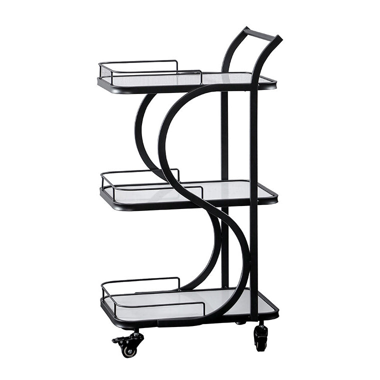 Contemporary Style Rolling Prep Table Stone Prep Table for Restaurant