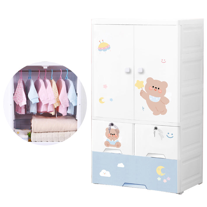 Zeitgenössischer Lagerschrank mit Schubladen Plastikschrank für Schlafzimmer