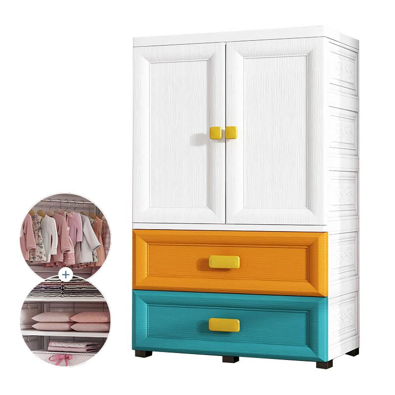 Armario de vestuario de plástico de estilo contemporáneo Armario con almacenamiento