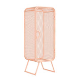 Metal Wardrobe Cabinet Contemporary Hinged Wardrobe Armoire for Home