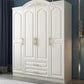 French Country Wardrobe White Wooden Wardrobe Closet for Bedroom Clearhalo 'Armoires & Wardrobes' 'armoires_wardrobes' 'Bedroom Furniture' 'furn' 'furn_armoires_wardrobes' 'Furniture' 5383321
